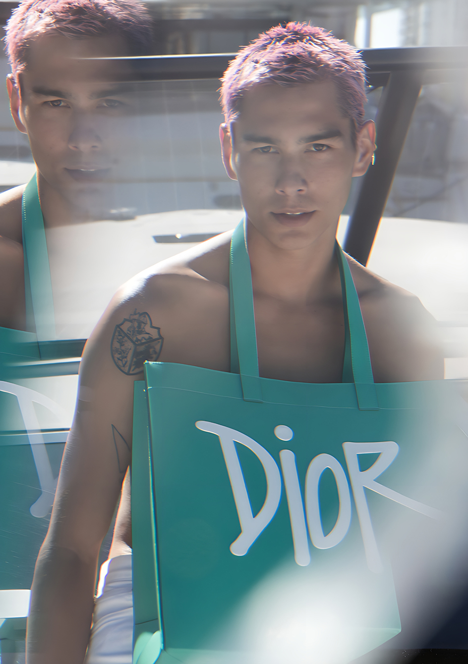 Miami Wardrobe, Stylist, Miami Fashion, Stylist Sports, Stylist, Lifestyle, Still life, Resort, Cruise, Kids Stylist, Prop Stylist, Art Department, Men Styling, Women Styling, Celebrity Stylist - Dior Pre-fall 2020 Evan Mock / Hero Fiennes Tiffin 
Photographer Greg Lotus